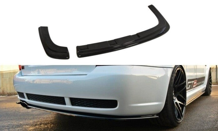 Diffusor Heckansatz passend für Audi RS4 B5 schwarz matt