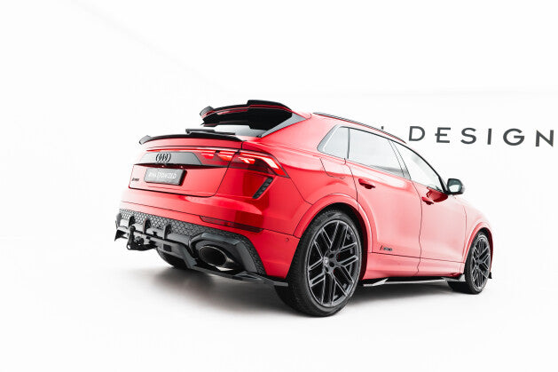 Diffusor Heckansatz passend für Audi RSQ8 Mk1 FL schwarz Hochglanz
