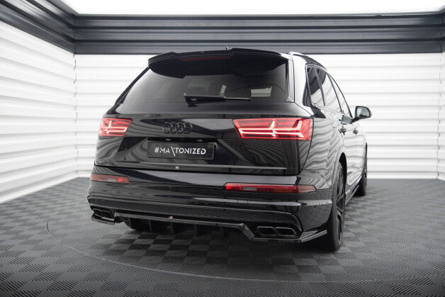 Diffusor Heckansatz passend für Audi SQ7 Mk2 schwarz Hochglanz