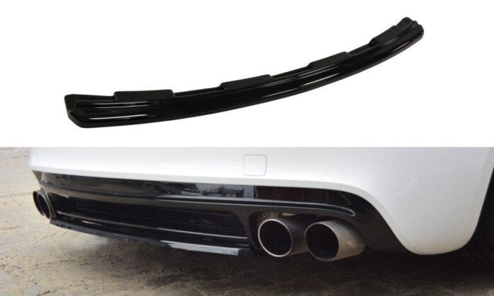Diffusor Heckansatz passend für Audi TT MK2 RS Carbon Look