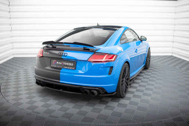 Diffusor Heckansatz passend für Audi TT S 8S FL schwarz Hochglanz