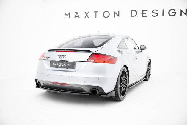 Diffusor Heckansatz passend für Audi TT S-Line 8J FL schwarz Hochglanz