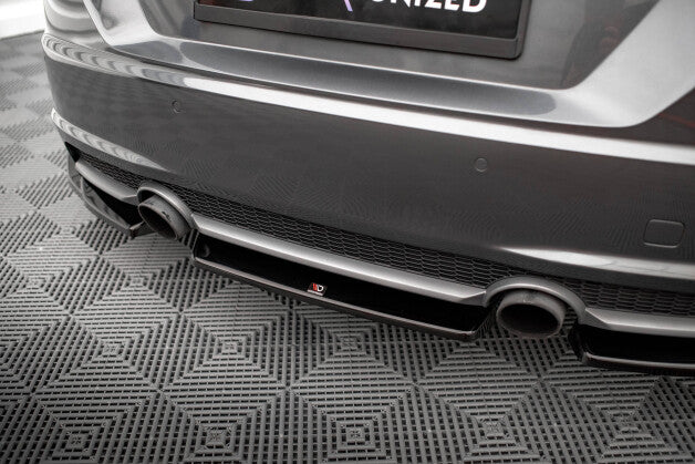 Diffusor Heckansatz passend für Audi TT S-Line 8S schwarz Hochglanz