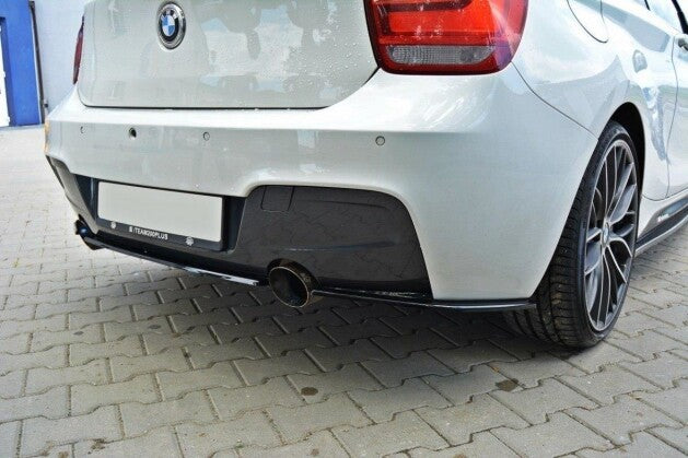 Diffusor Heckansatz passend für BMW 1er F20/F21 M-Power schwarz Hochglanz (4251937815076)