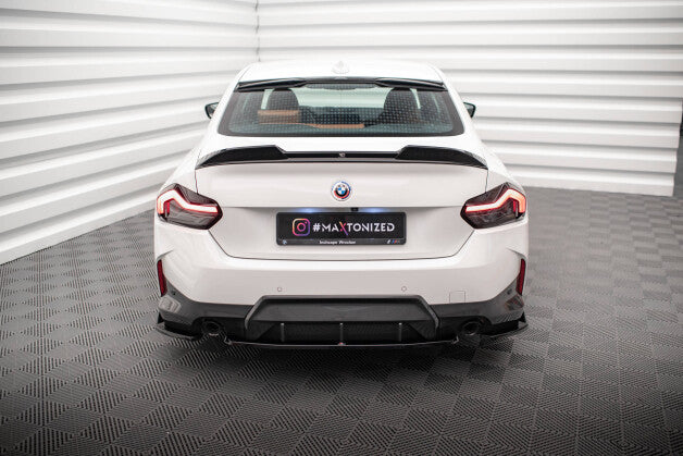 Diffusor Heckansatz passend für BMW 2 Coupe M-Paket G42 schwarz Hochglanz