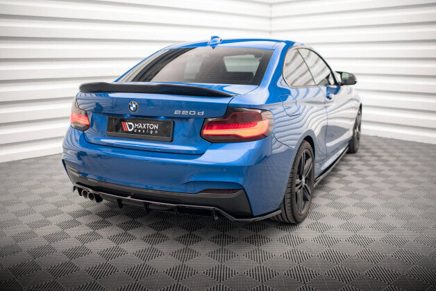 Diffusor Heckansatz passend für BMW 2 M-Paket F22 schwarz Hochglanz
