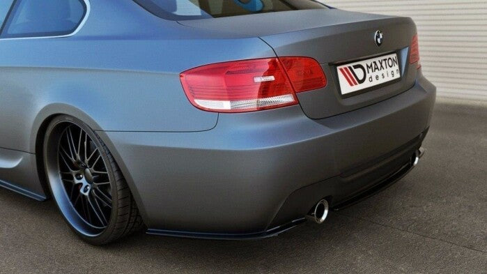 Diffusor Heckansatz passend für BMW 3er E92 M Paket schwarz Hochglanz