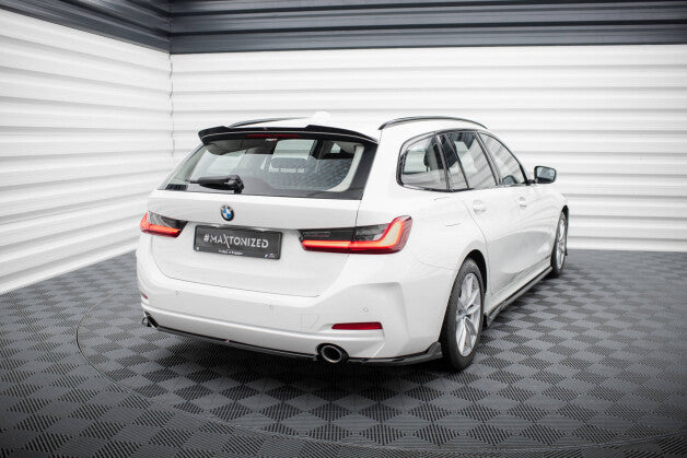Diffusor Heckansatz passend für BMW 3er Limousine / Touring G20 / G21 FL schwarz Hochglanz