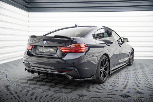 Diffusor Heckansatz passend für BMW 4er Coupe / Gran Coupe / Cabrio M-Paket F32 / F36 / F33 schwarz Hochglanz (4255647834921)
