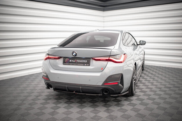 Diffusor Heckansatz passend für BMW 4er Gran Coupe M-Paket G26 schwarz Hochglanz