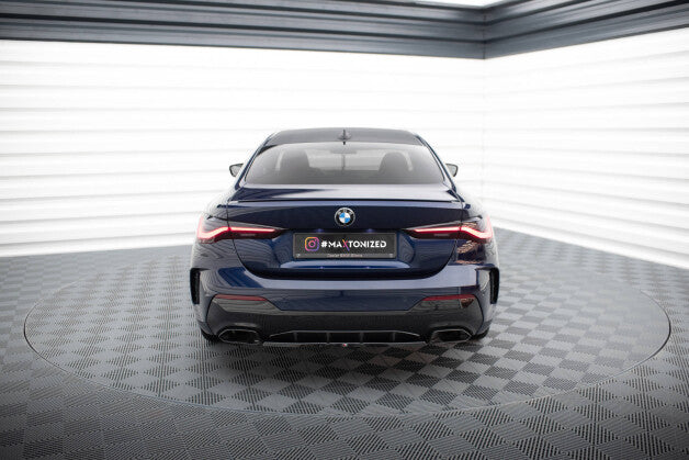 Diffusor Heckansatz passend für BMW 4er M440i G22 / G23 / G22 FL / G23 FL schwarz Hochglanz