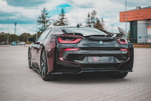 Diffusor Heckansatz passend für BMW i8 schwarz Hochglanz (4251937819944)