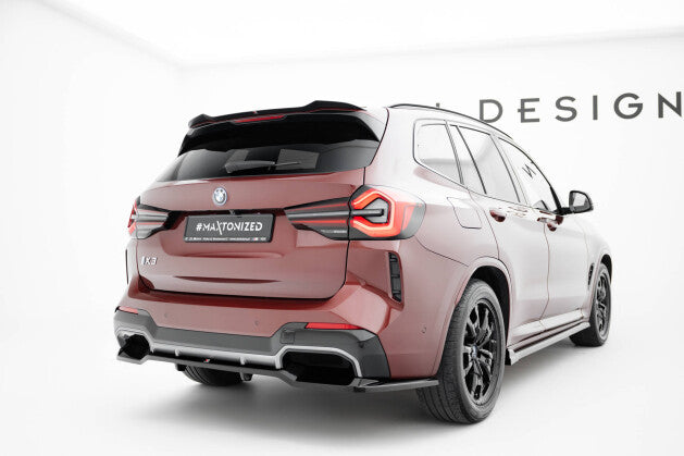 Diffusor Heckansatz passend für BMW iX3 M-Paket G08 FL schwarz Hochglanz