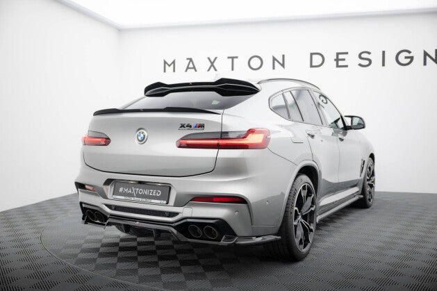 Diffusor Heckansatz passend für BMW X4 M F98 schwarz Hochglanz