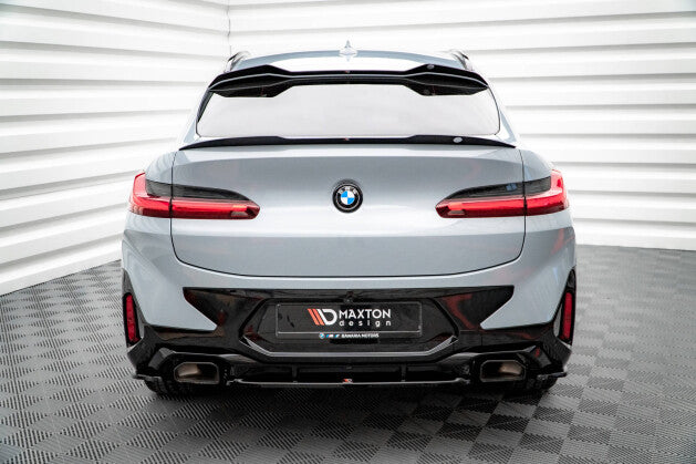Diffusor Heckansatz passend für BMW X4 M-Paket G02 FL schwarz Hochglanz