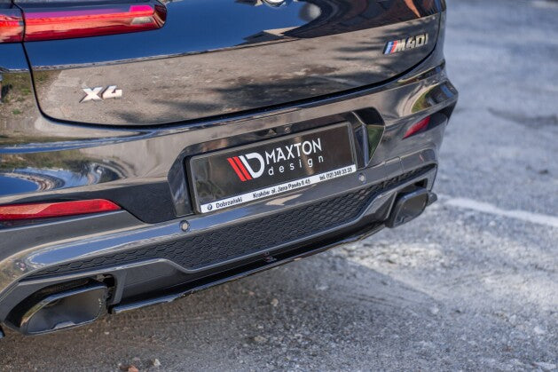 Diffusor Heckansatz passend für BMW X4 M40i G02 schwarz Hochglanz