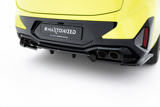 Diffusor Heckansatz passend für BMW X4M F98 FL schwarz Hochglanz