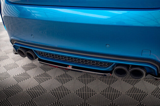 Diffusor Heckansatz passend für BMW X6 M F86 schwarz Hochglanz