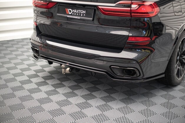Diffusor Heckansatz passend für BMW X7 M-Paket G07 schwarz Hochglanz