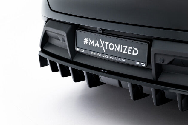 Diffusor Heckansatz passend für BYD Sealion 7 Mk1 schwarz Hochglanz