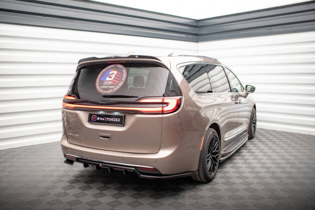 Diffusor Heckansatz passend für Chrysler Pacifica Mk2 schwarz Hochglanz