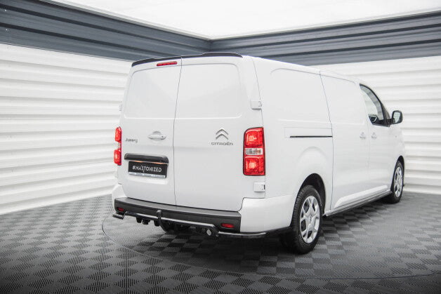 Diffusor Heckansatz passend für Citroen Jumpy L3 Mk3 schwarz Hochglanz
