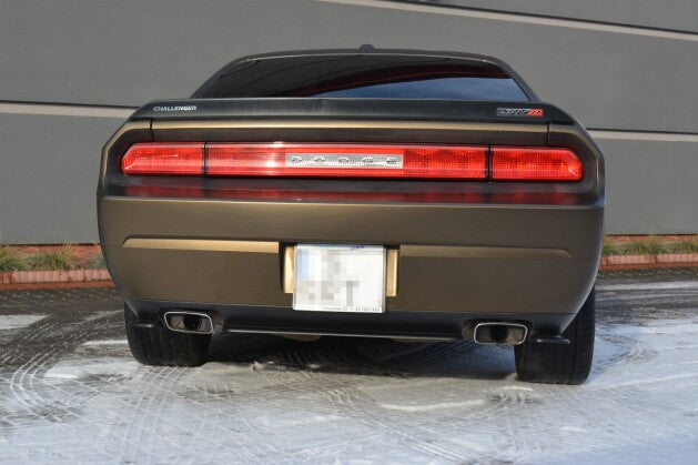 Diffusor Heckansatz passend für Dodge Challenger MK3. Phase-I SRT8 Coupe schwarz Hochglanz