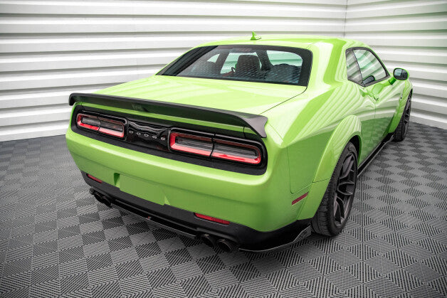 Diffusor Heckansatz passend für Dodge Challenger SRT Hellcat Widebody Mk3 schwarz Hochglanz