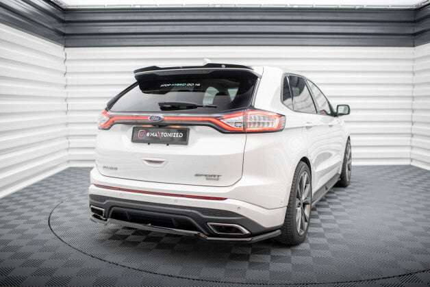 Diffusor Heckansatz passend für Ford Edge Sport Mk2 schwarz Hochglanz