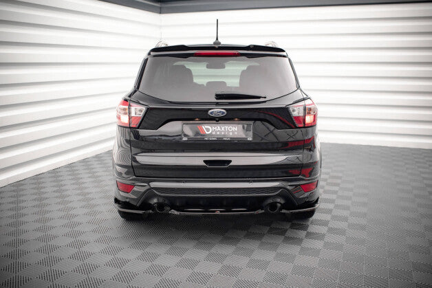 Diffusor Heckansatz passend für Ford Escape ST-Line Mk3 schwarz Hochglanz