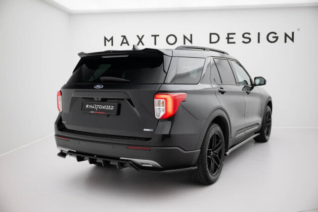 Diffusor Heckansatz passend für Ford Explorer XLT Mk6 schwarz Hochglanz