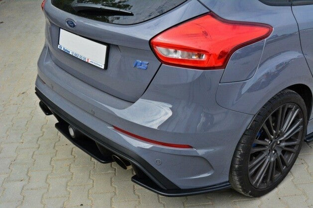 Diffusor Heckansatz passend für Ford Focus RS Mk3 schwarz Hochglanz