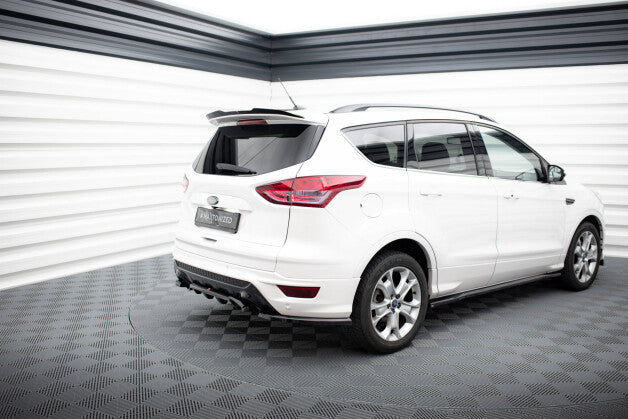 Diffusor Heckansatz passend für Ford Kuga ST-Line Mk2 FL schwarz Hochglanz