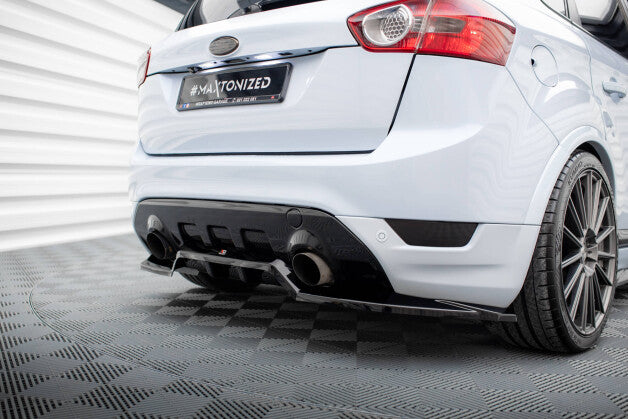 Diffusor Heckansatz passend für Ford Kuga ST Mk1 schwarz Hochglanz