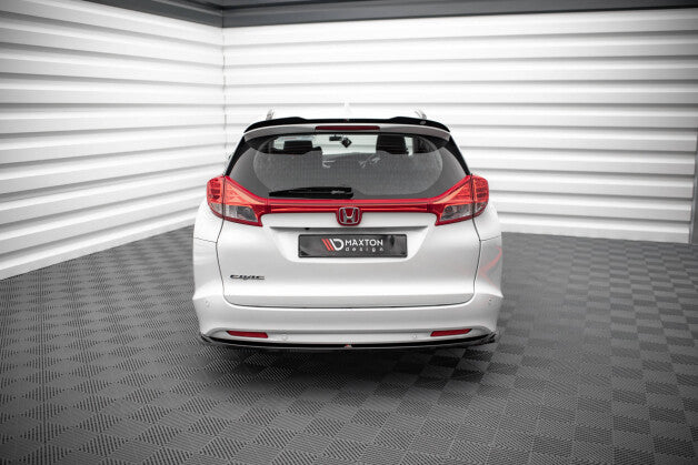 Diffusor Heckansatz passend für Honda Civic Tourer Mk9 schwarz Hochglanz