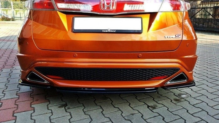 Diffusor Heckansatz passend für Honda Civic VIII TYPE S/R schwarz Hochglanz