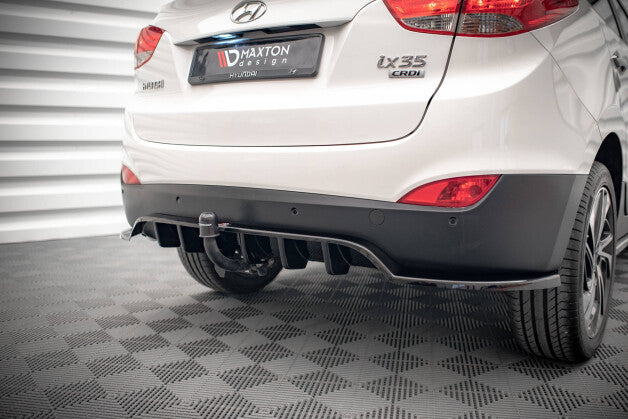 Diffusor Heckansatz passend für Hyundai ix35 Mk1 schwarz Hochglanz