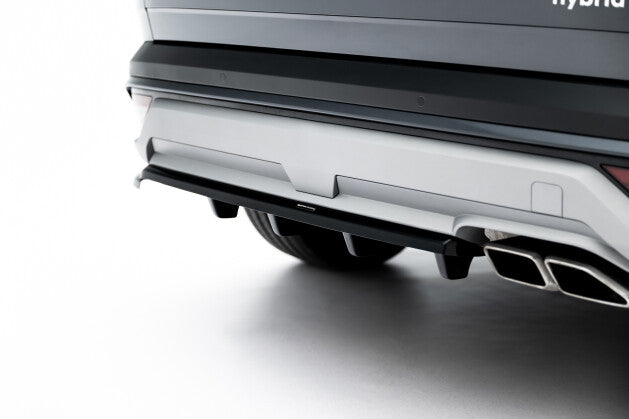 Diffusor Heckansatz passend für Hyundai Tucson Mk4 FL schwarz Hochglanz
