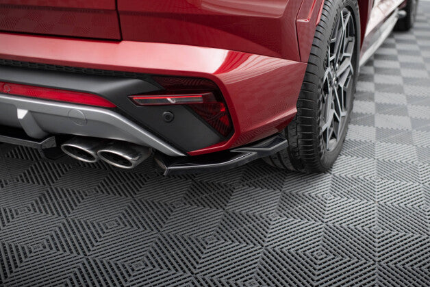 Diffusor Heckansatz passend für Hyundai Tucson N-Line Mk4 schwarz Hochglanz
