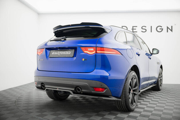 Diffusor Heckansatz passend für Jaguar F-Pace R-Sport Mk1 schwarz Hochglanz