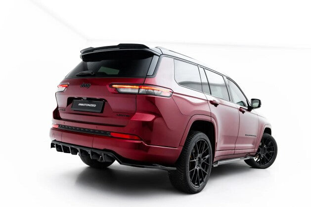 Diffusor Heckansatz passend für Jeep Grand Cherokee L Mk5 schwarz Hochglanz