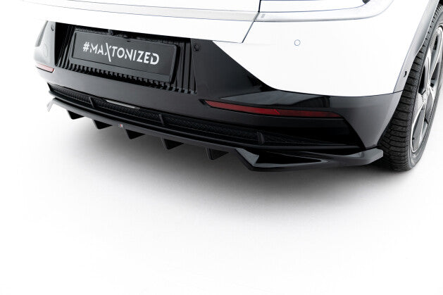 Diffusor Heckansatz passend für Kia EV6 Mk1 schwarz Hochglanz