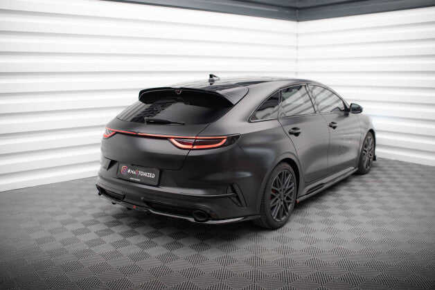 Diffusor Heckansatz passend für Kia Proceed GT Mk1 FL schwarz Hochglanz