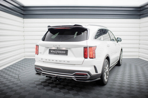 Diffusor Heckansatz passend für Kia Sorento Mk4 schwarz Hochglanz