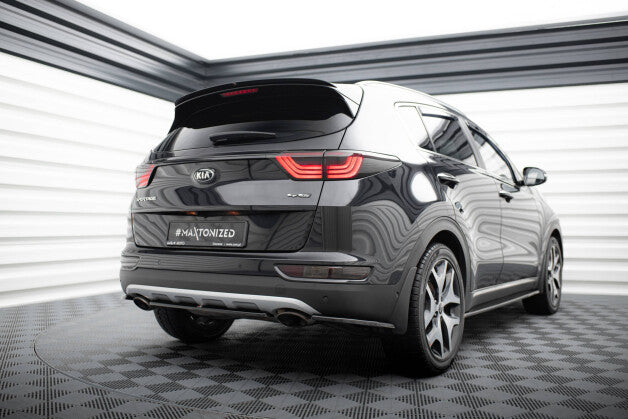 Diffusor Heckansatz passend für Kia SPORTAGE mk4 GT-Line schwarz Hochglanz