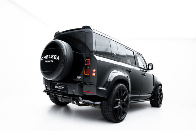 Diffusor Heckansatz passend für Land Rover Defender Mk4 schwarz Hochglanz