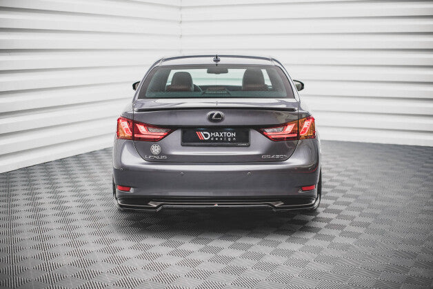 Diffusor Heckansatz passend für Lexus GS F Sport Hybrid Mk4 (L10) schwarz Hochglanz