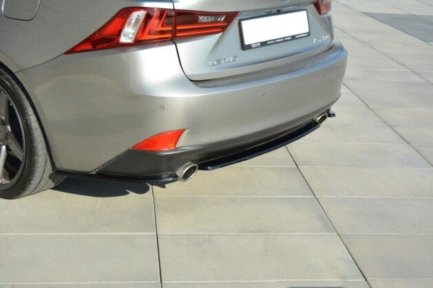 Diffusor Heckansatz passend für Lexus IS Mk3 T schwarz Hochglanz (4251937838990)