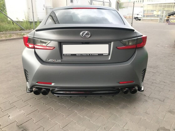 Diffusor Heckansatz passend für Lexus Rc Carbon Look