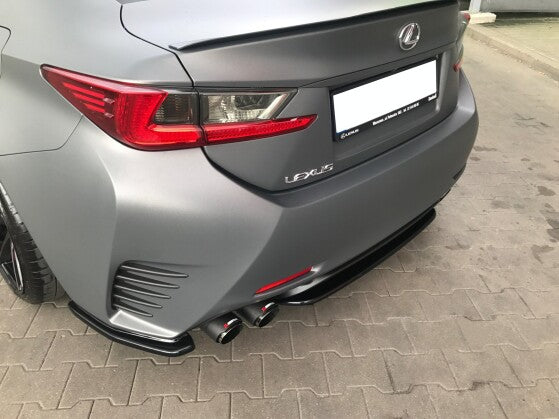 Diffusor Heckansatz passend für Lexus Rc Mk1 schwarz Hochglanz (4251937840016)